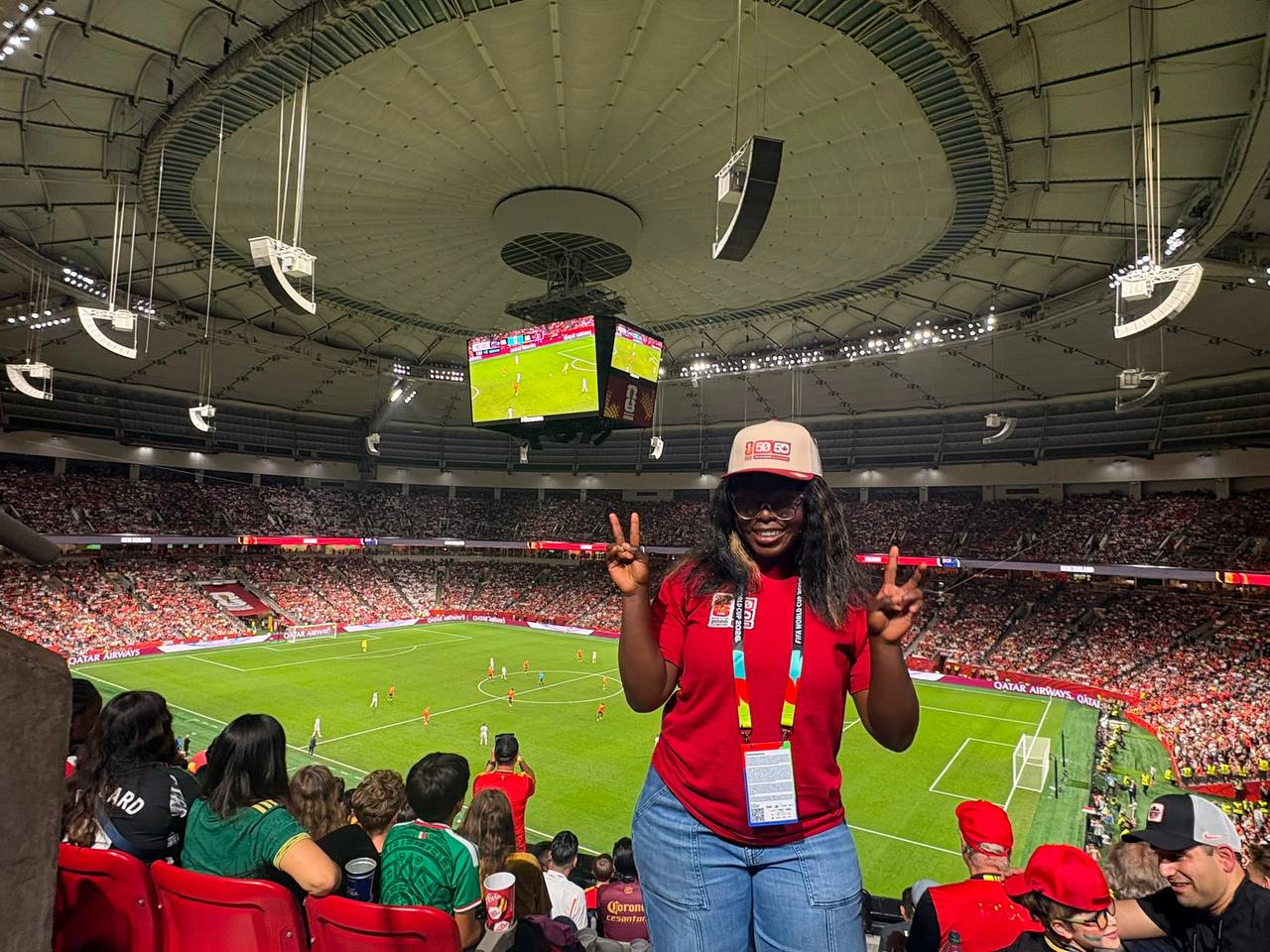 Celebrating Our Programs/Projects Director's Volunteer Contribution at the 2026 FIFA World Cup in Canada.